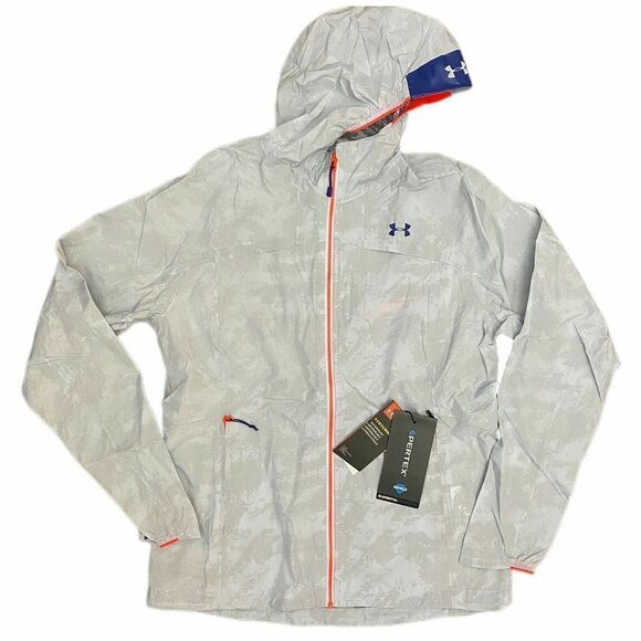 UNDER ARMOUR 1315122-706 UA Womens Sz XSmall Gray Scrambler Hiking Jacket $160+ - Picture 2 of 6